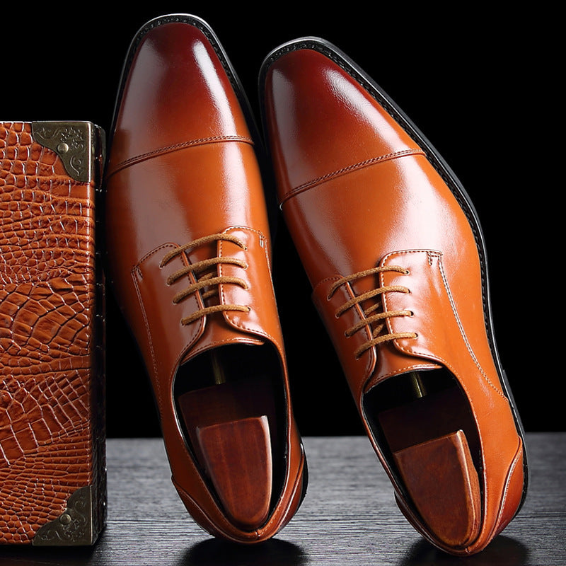 Chaussures en cuir pour hommes Élégantes à lacets - Viktor