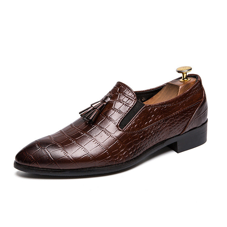 Mocassins en cuir pour hommes Élégants avec glands - Dominik