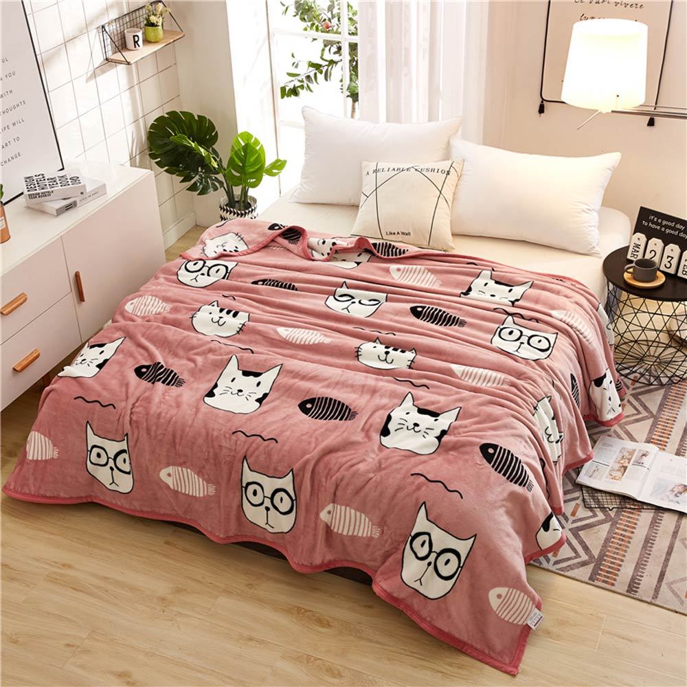 Couverture en flanelle d'automne