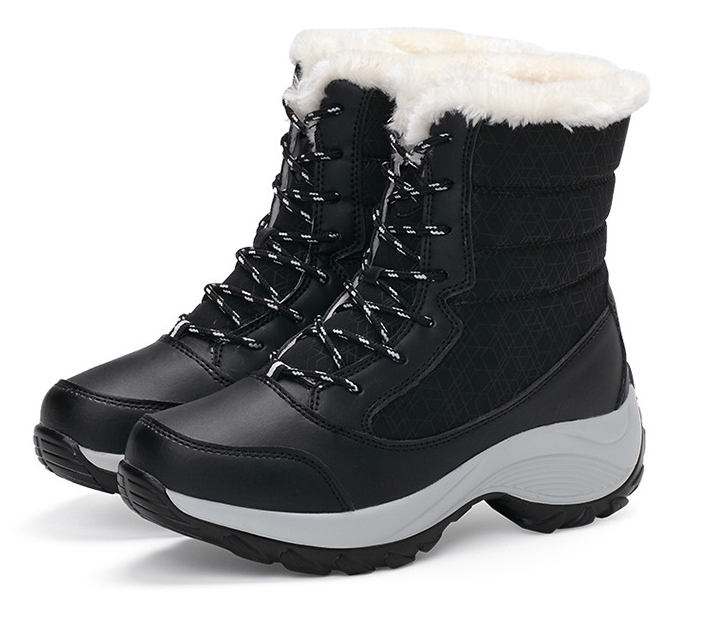Bottes de neige imperméables pour femmes avec doublure chaude - Elara
