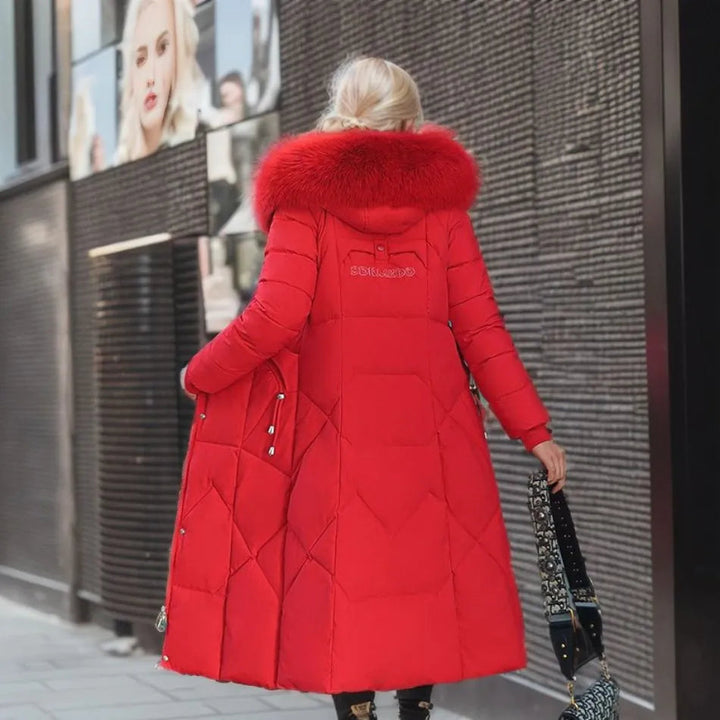 Manteau long matelassé à capuche - Isolde