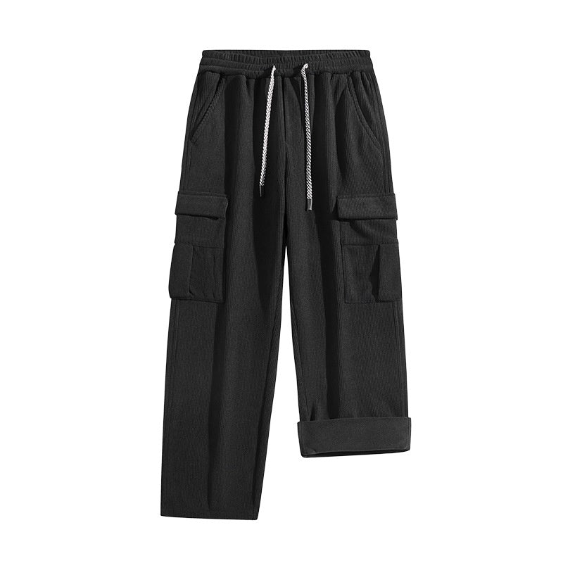 Pantalon en velours côtelé pour homme avec doublure en polaire - Auren