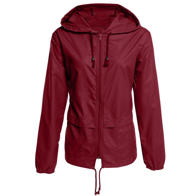 Veste imperméable légère avec capuche - Elarat