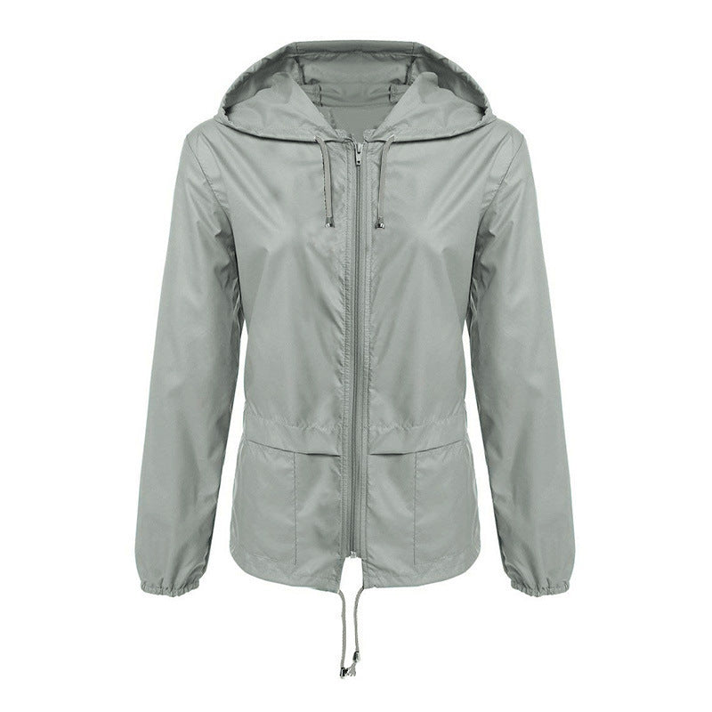 Veste imperméable légère avec capuche - Elarat