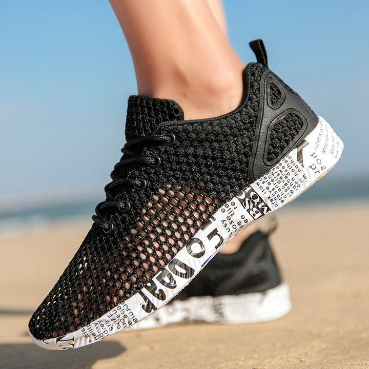 Chaussures respirantes pour hommes avec design en maille et semelle urbaine - Aksel