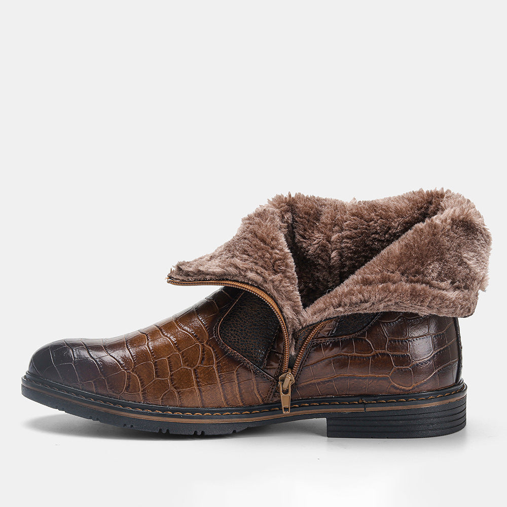 Bottes d'hiver élégantes pour hommes avec doublure chaude - Lars