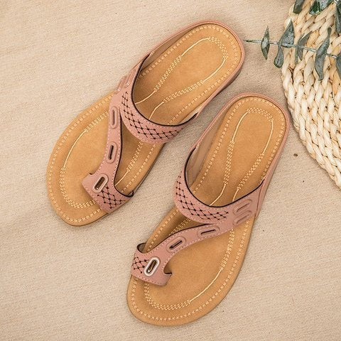 Sandales confort pour femmes sans lacets style décontracté gris - Nayra