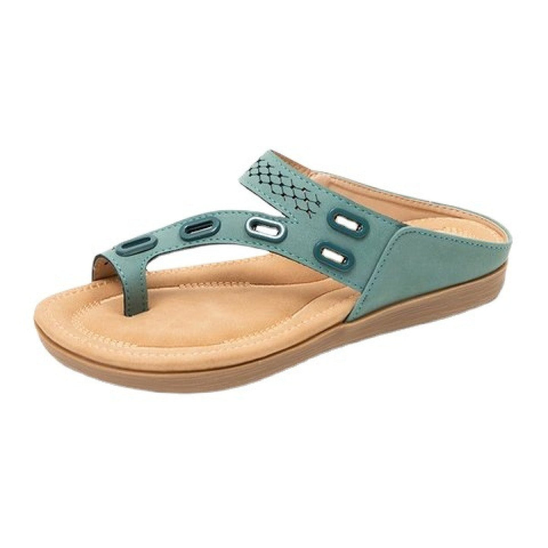 Sandales confort pour femmes sans lacets style décontracté gris - Nayra