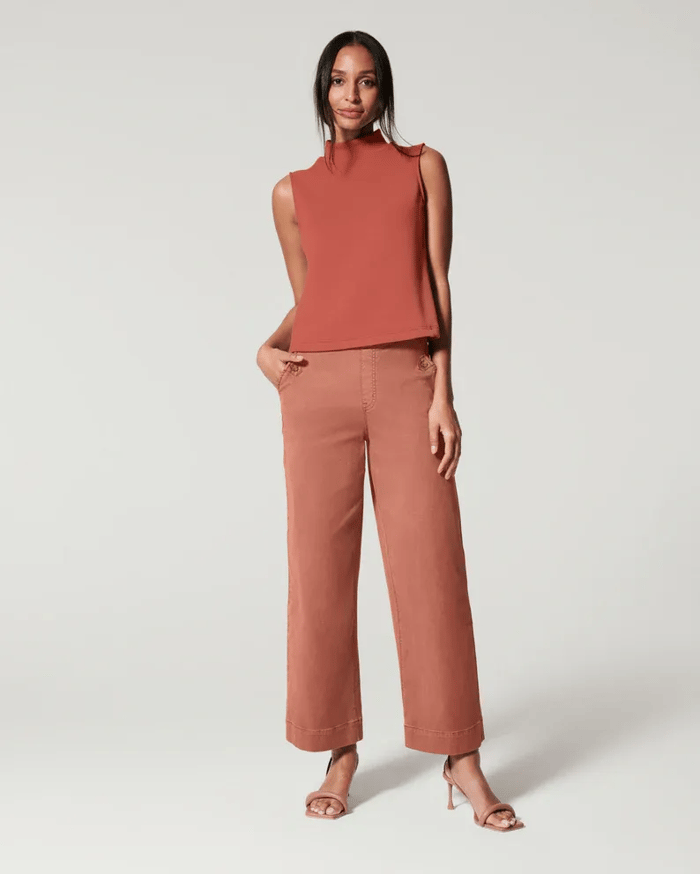 Isy - Pantalon ample cropped