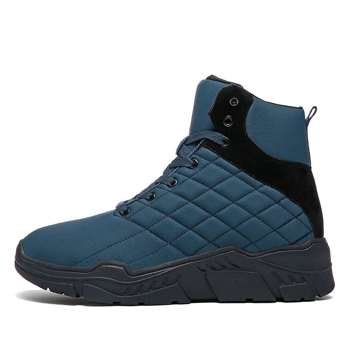 Bottes d'hiver de style militaire pour hommes avec semelles robustes - Magnus