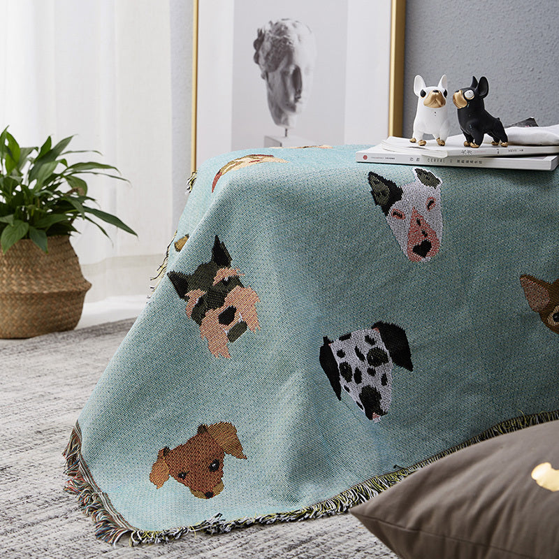 Couverture en coton imprimé