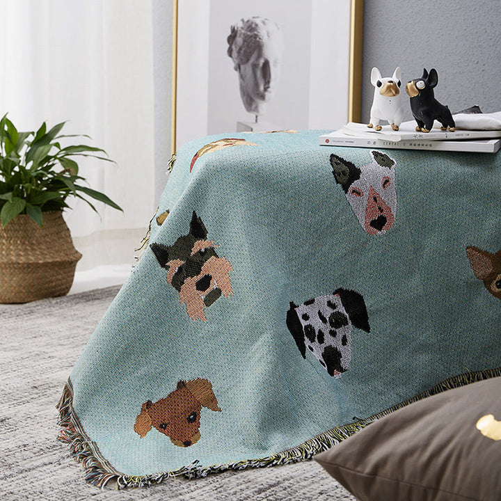 Couverture en coton imprimé