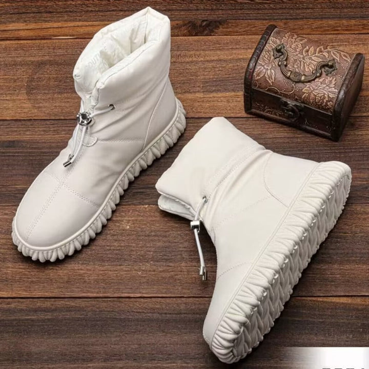 Bottines rembourrées et imperméables à lacets pour femmes - Ivonne