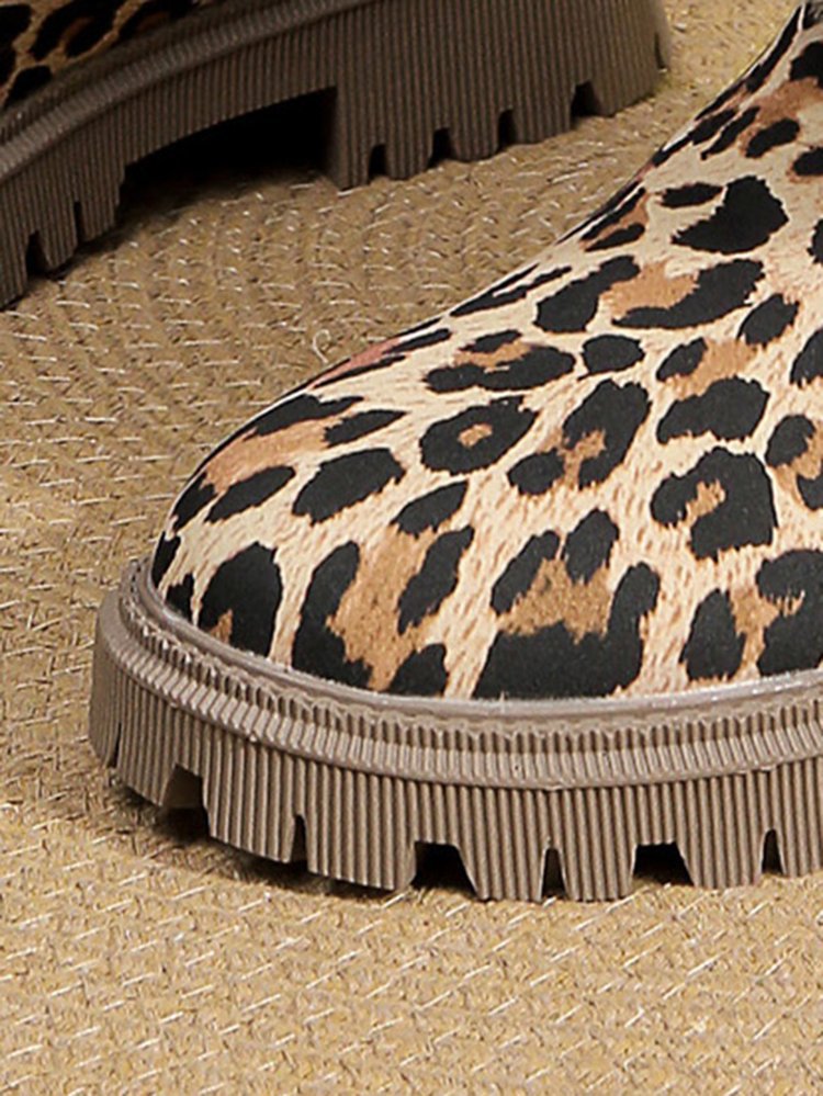Bottes d'hiver pour femmes avec imprimé animalier et doublure chaude - Yuliana