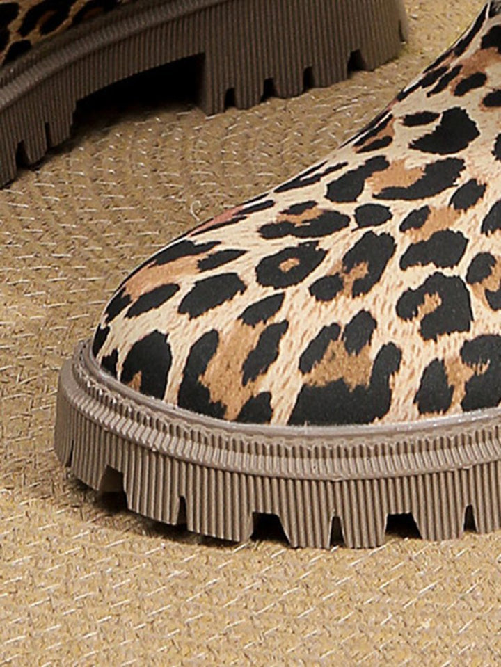 Bottes d'hiver pour femmes avec imprimé animalier et doublure chaude - Yuliana