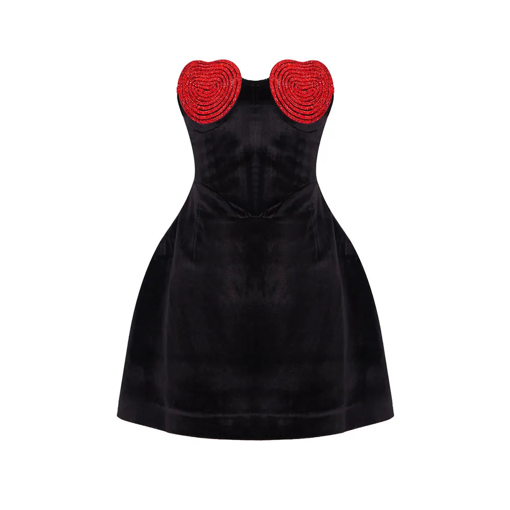 Ariella - Mini Robe Bustier Élégante