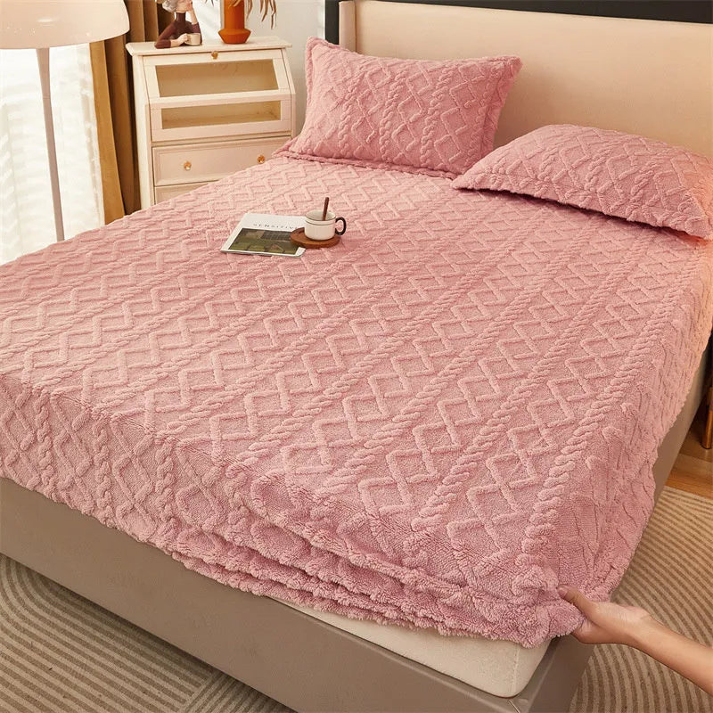 Drap thermique d'hiver antidérapant avec doublure en polaire