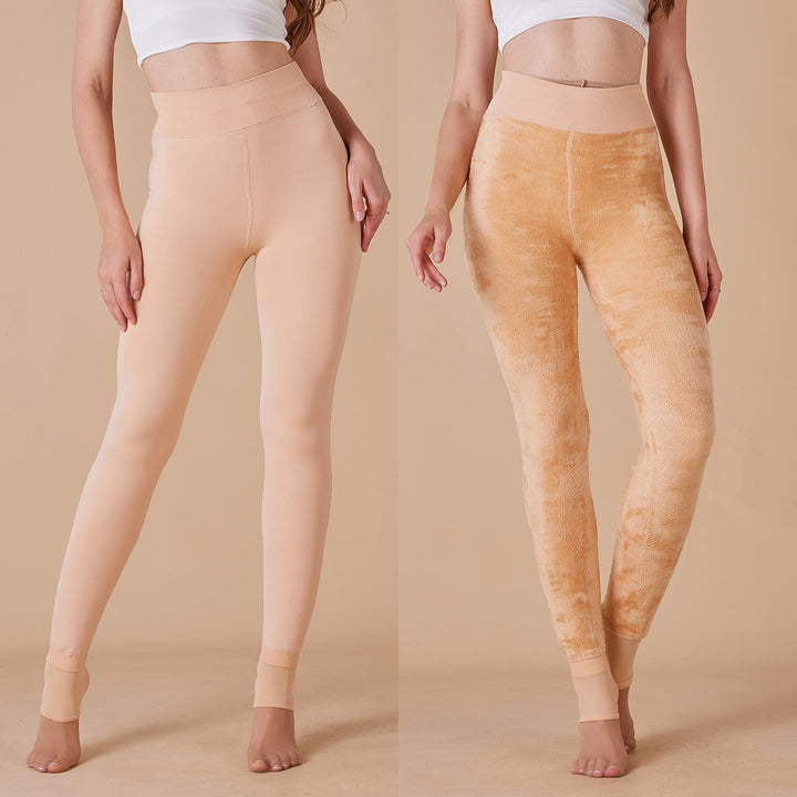 Leggings thermiques avec doublure en polaire - Aube