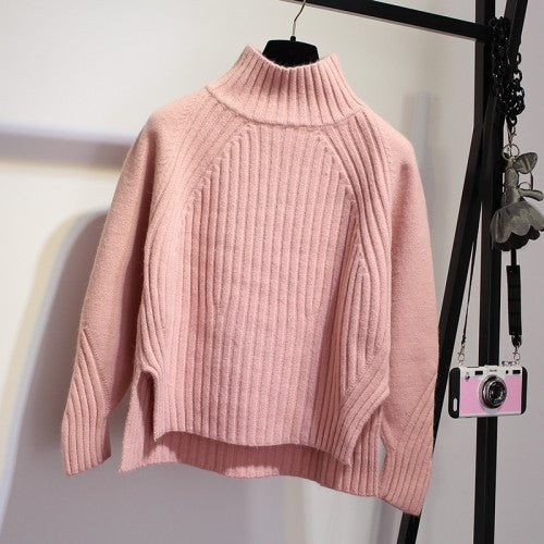 Pull à col roulé tricoté pour femme - Maelle
