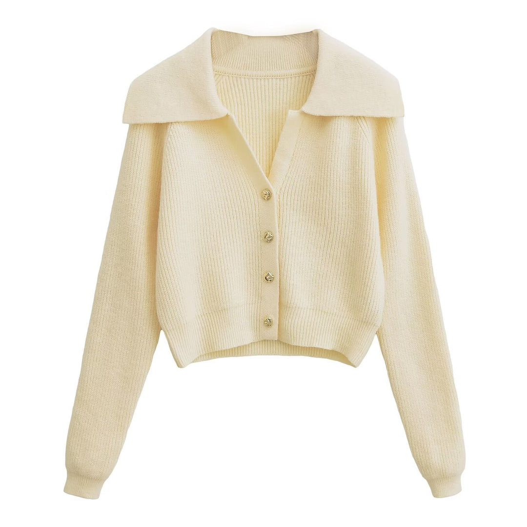 Cardigan à col revers pour femmes - Livia