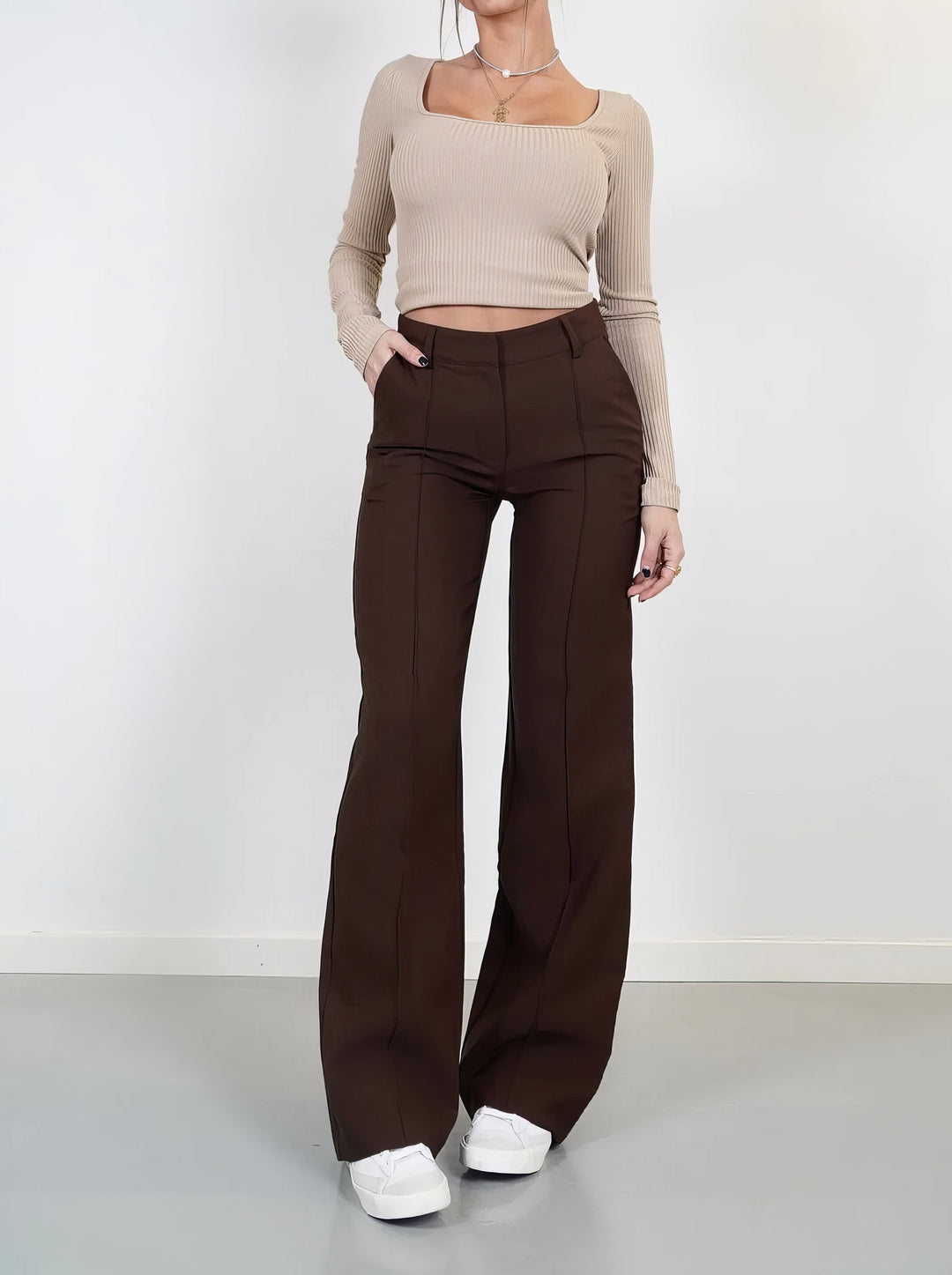 Helga - Pantalon large confortable