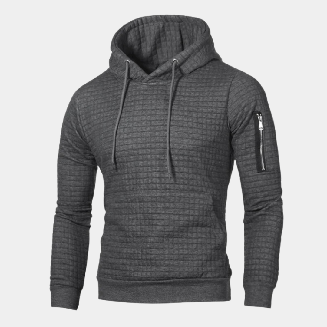 Zack - Sweat à capuche tendance et doux pour homme