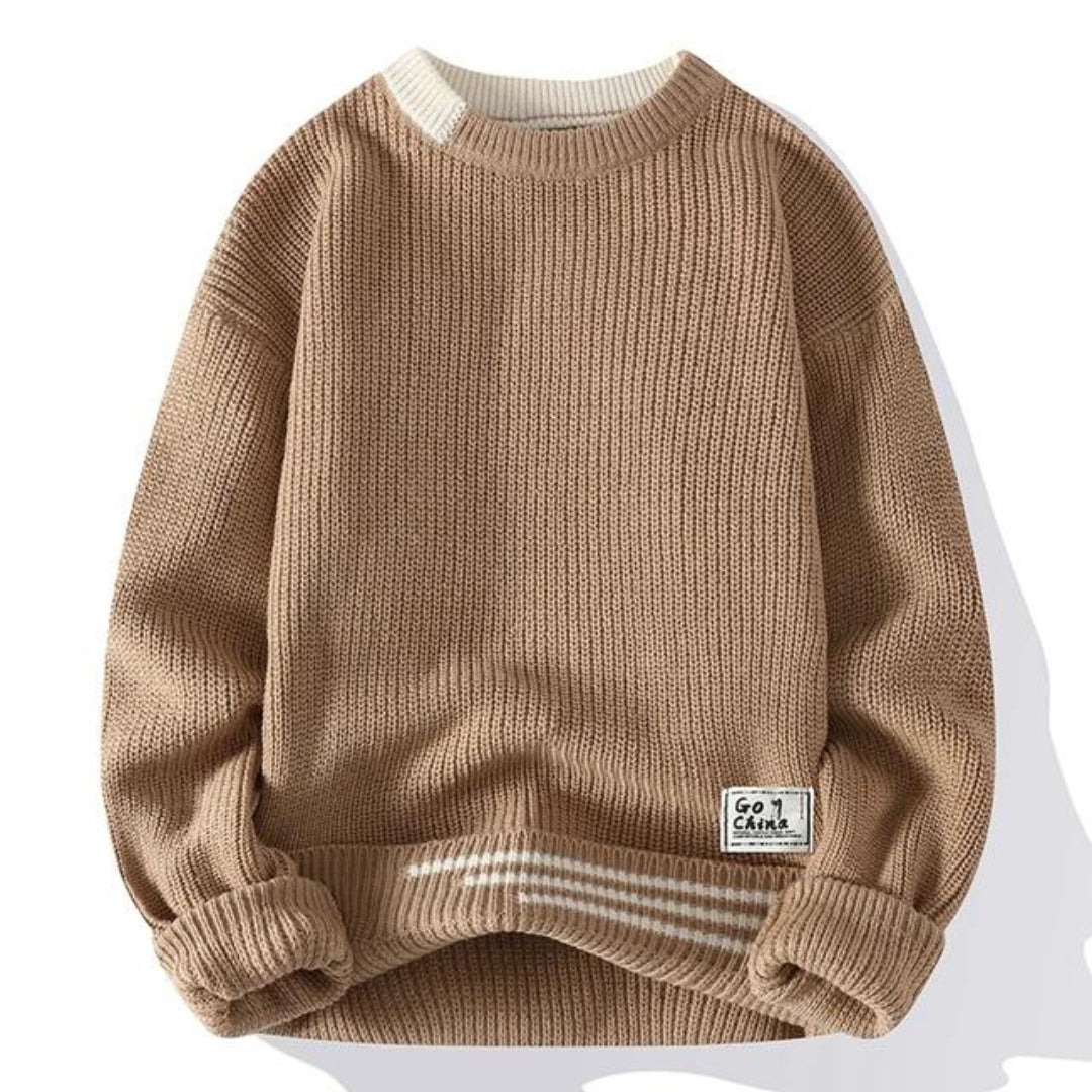 Pull en maille douce pour hommes