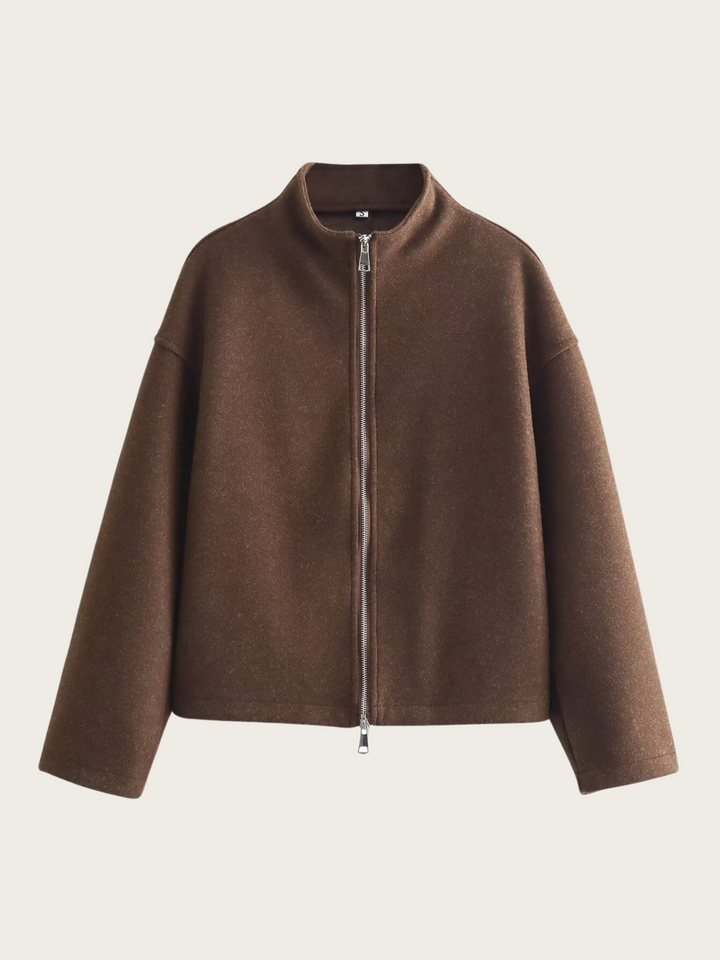 Veste femme avec fermeture éclair sur le devant - Nicole