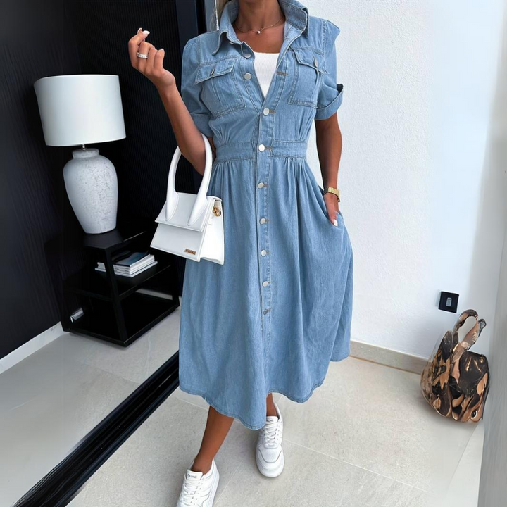 Alissa - Robe en jean tendance pour femme