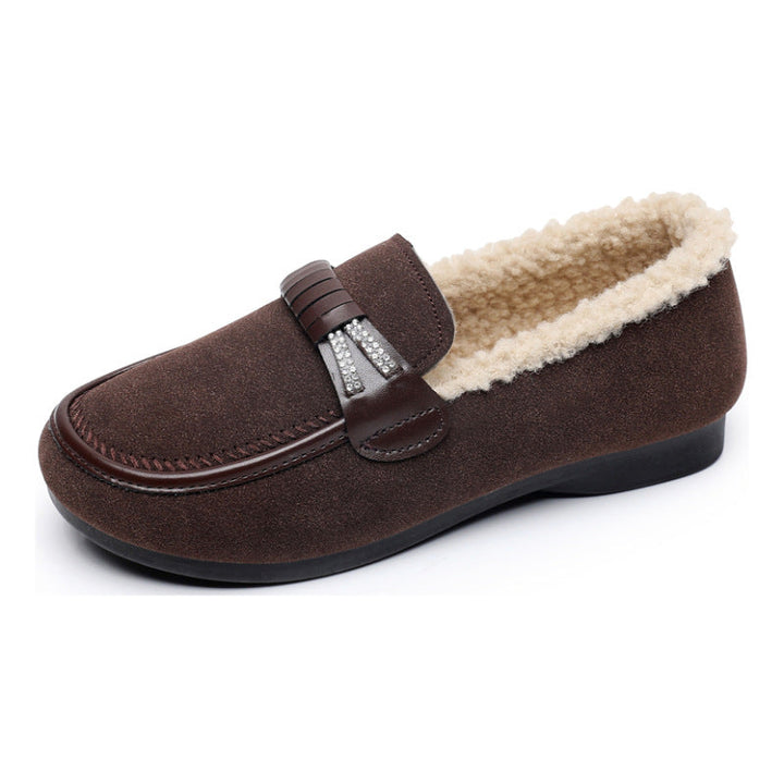 Mocassins pour femmes avec doublure chaude pour l'automne - Mirie