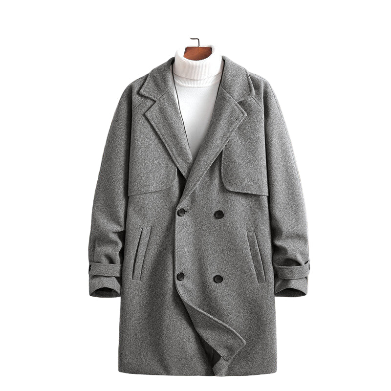 Manteau long en laine pour homme - Armand