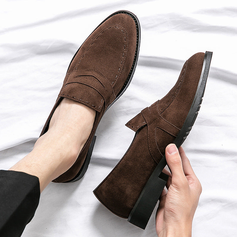 Mocassins en daim brossé pour hommes - Lioren