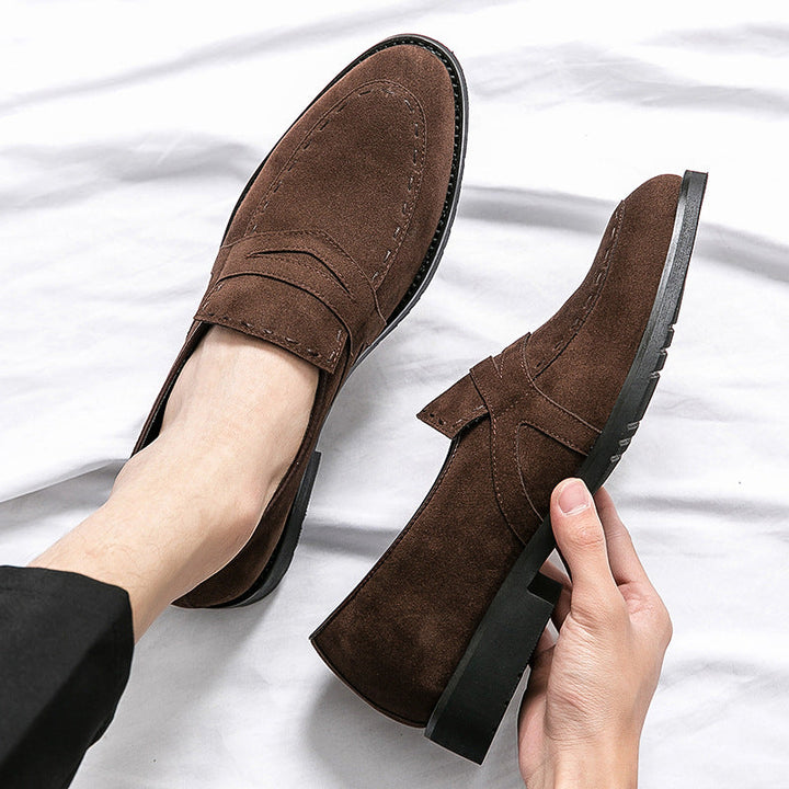 Mocassins en daim brossé pour hommes - Lioren
