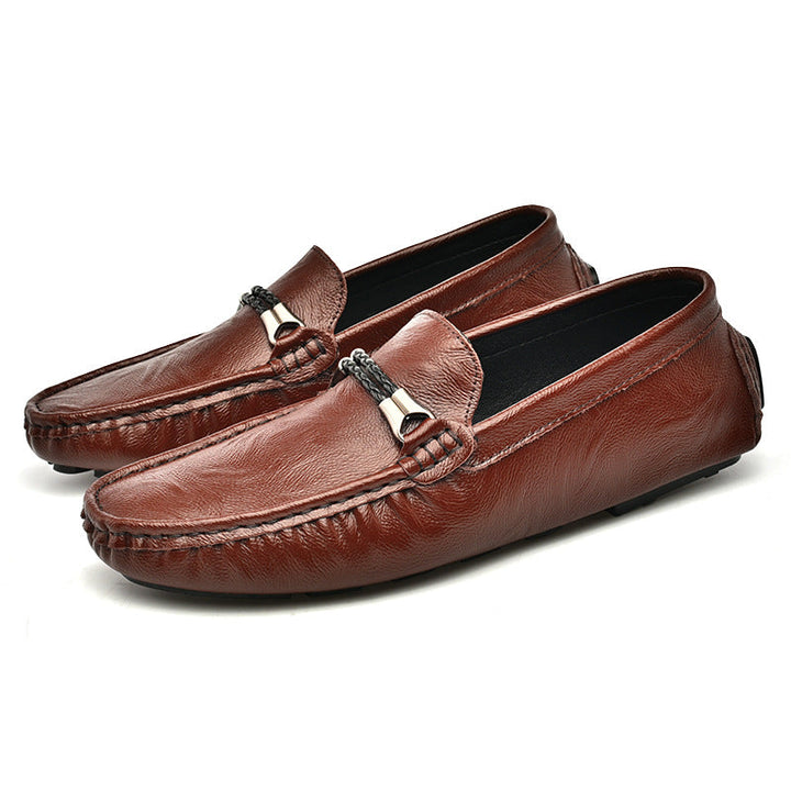 Mocassins en cuir pour hommes - Rykor