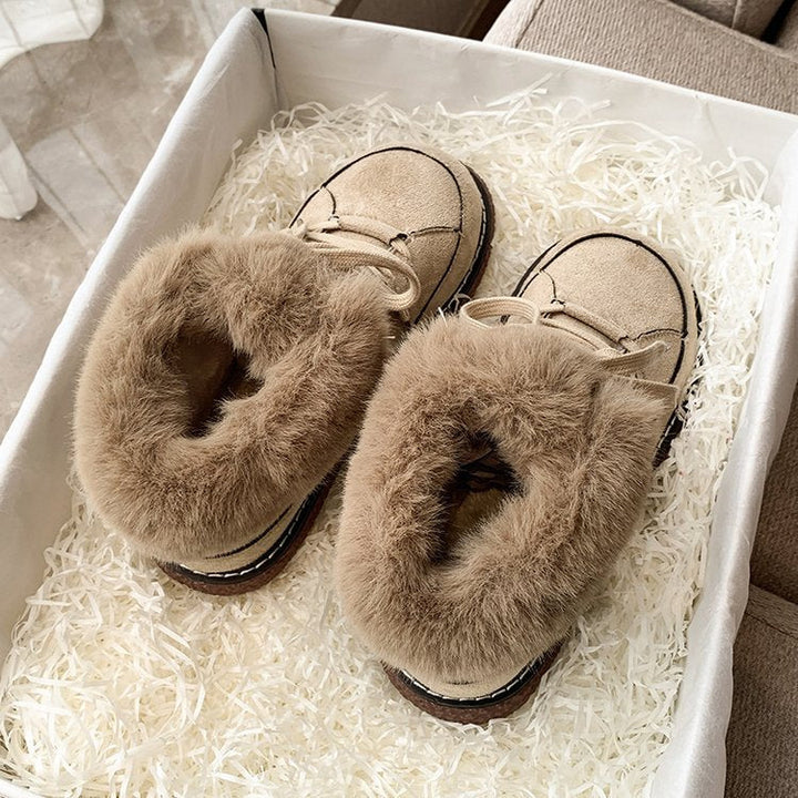 Bottes d'hiver pour femmes avec doublure en fourrure douce - Amelie