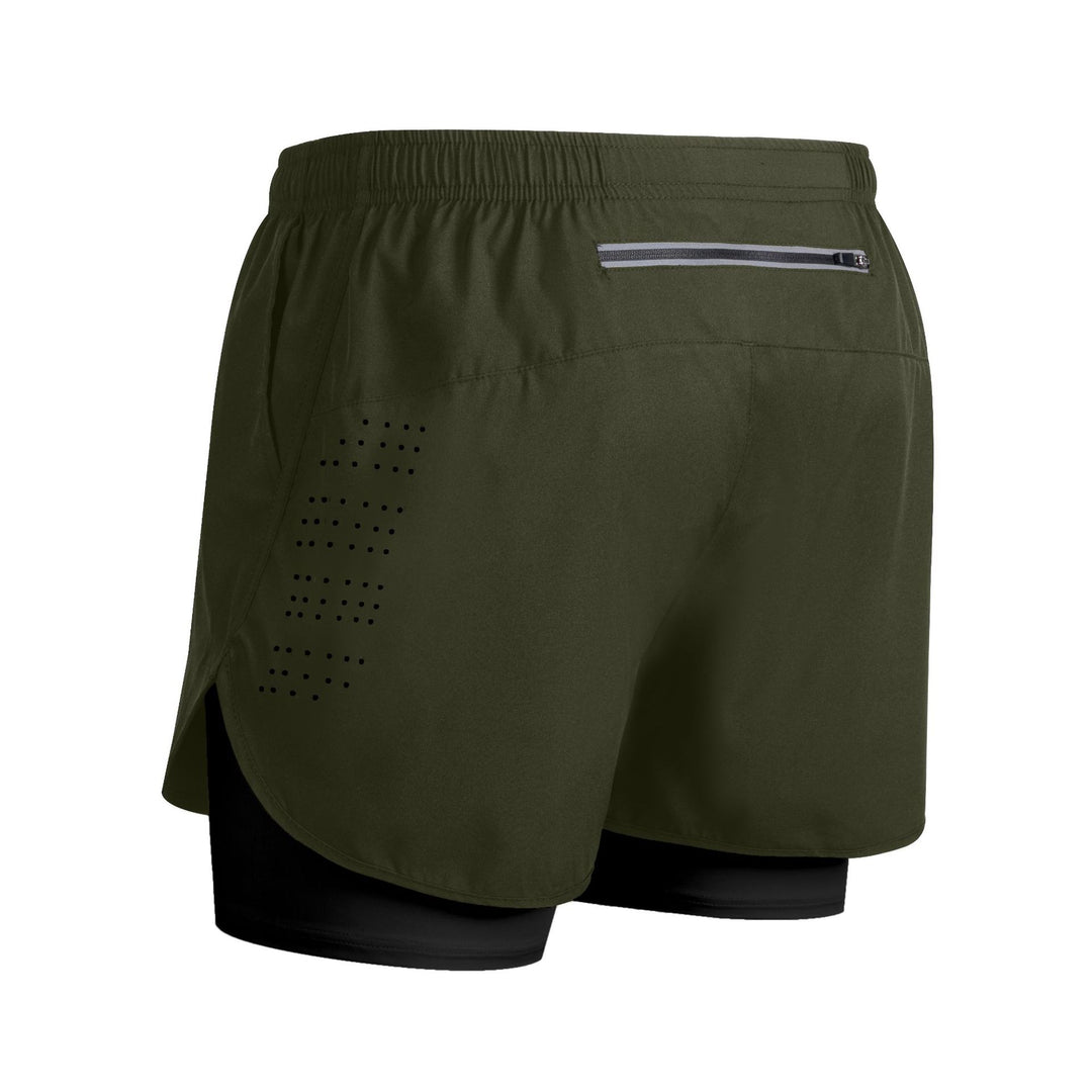 Short de sport Dry fit double couche intérieure - Bjarn