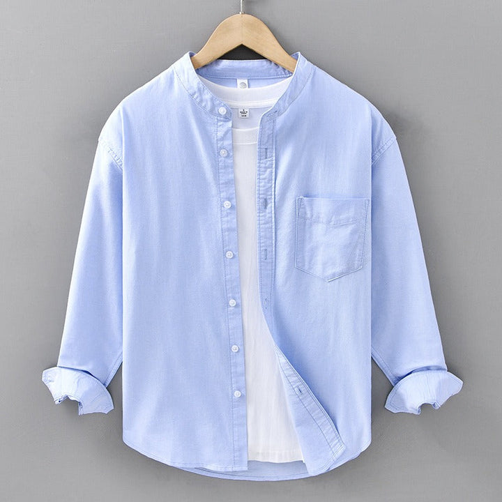 Chemise ample en coton lavé pour hommes - Elias
