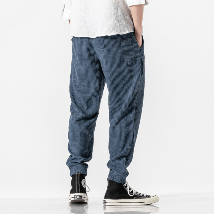 Pantalon en velours côtelé coupe large - Vandor