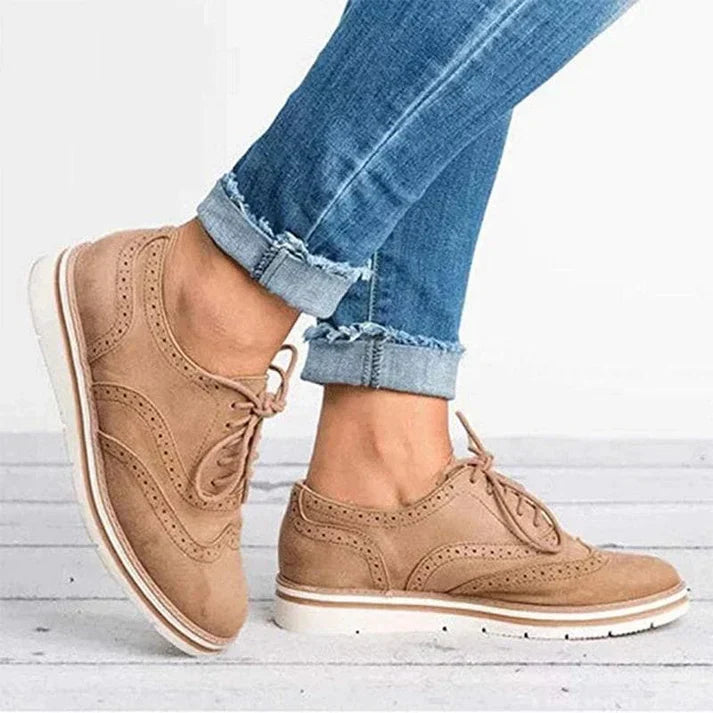 Chaussures élégantes en cuir à lacets - Alisa