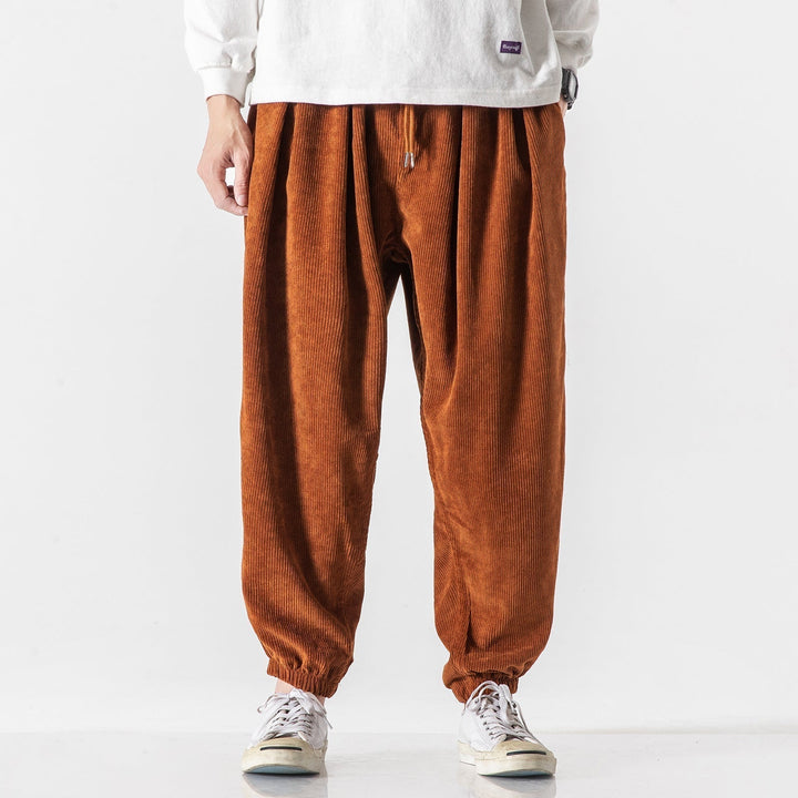 Pantalon large en velours côtelé pour homme - Marcus