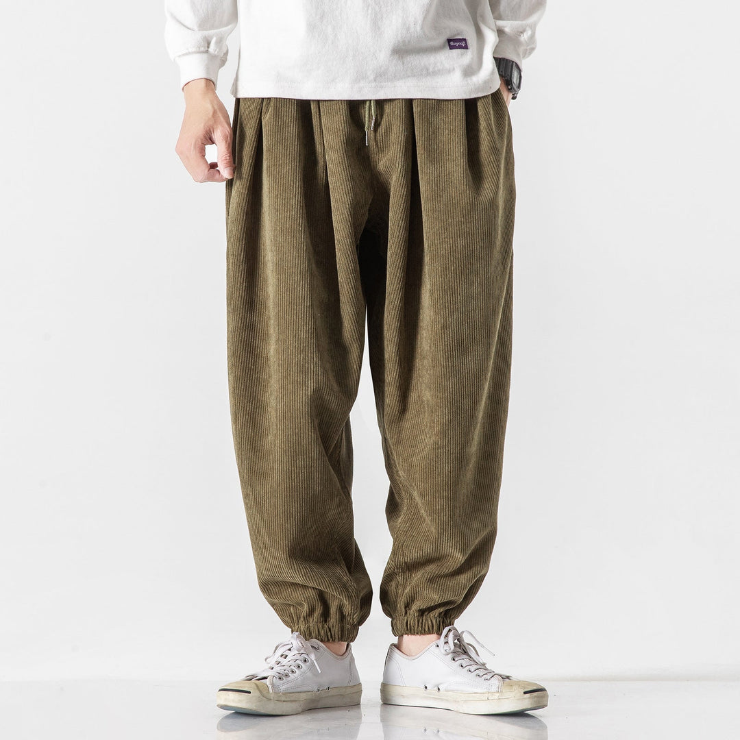 Pantalon large en velours côtelé pour homme - Marcus