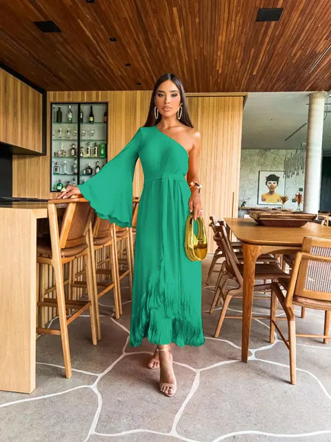 Lucy - Robe à la mode avec franges