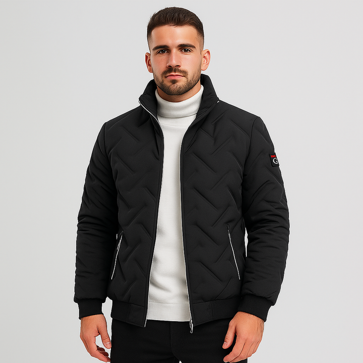 Veste matelassée avec fermeture éclair pour homme - Franco