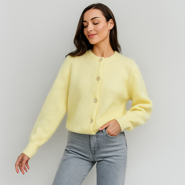 Gilet femme avec boutons sur le devant - Anika