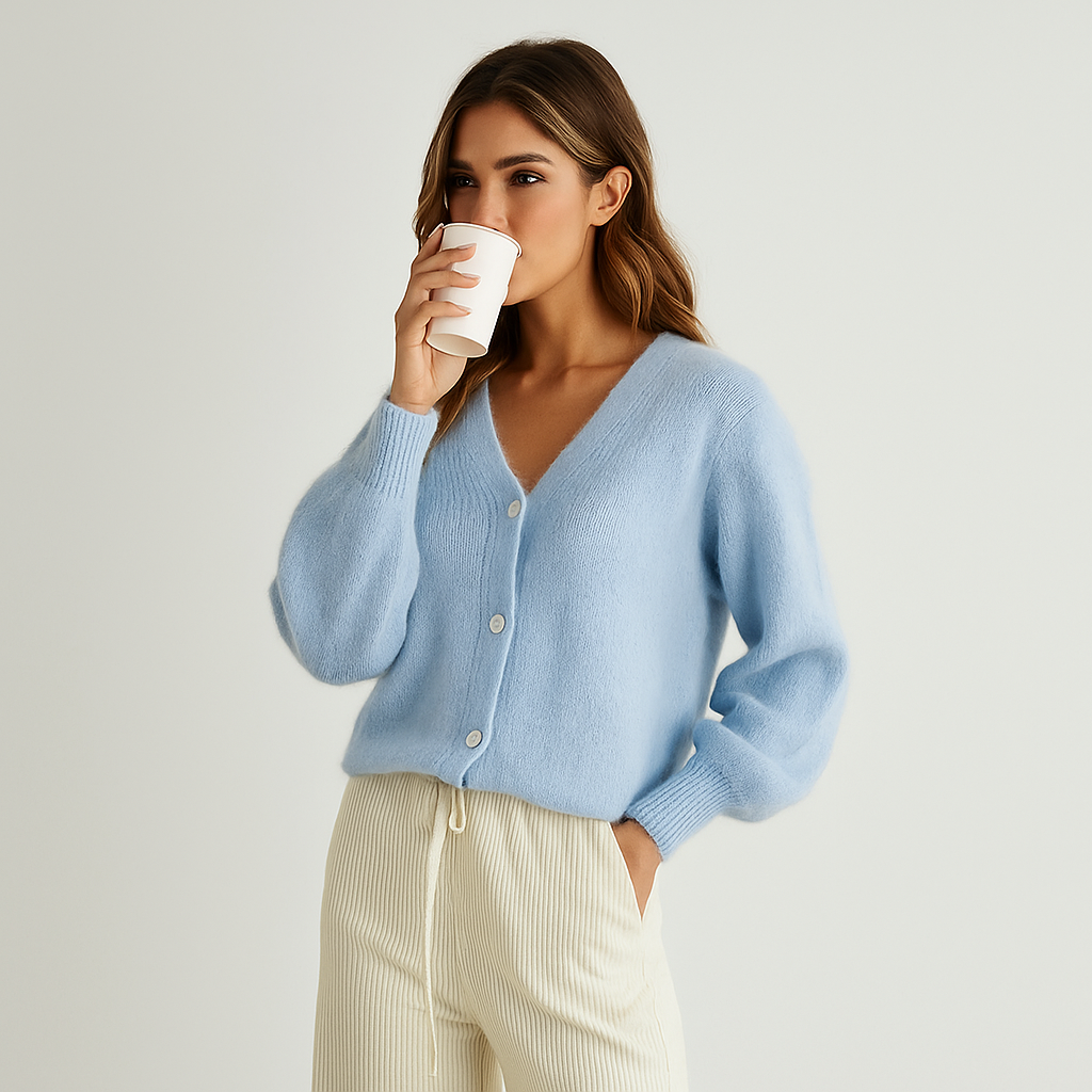 Gilet femme avec boutons sur le devant - Anika