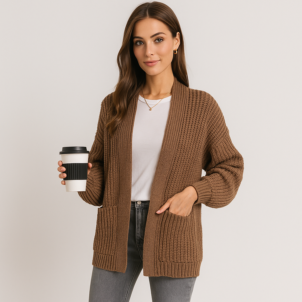 Cardigan à poches pour femmes - Aleid