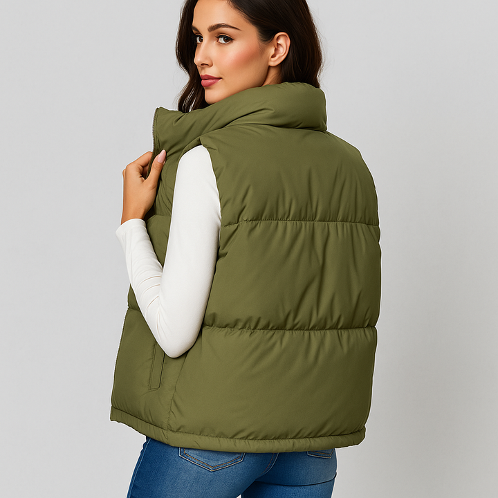 Gilet matelassé décontracté pour femmes - Norenne