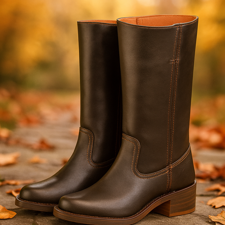 Bottes hautes de style classique pour femmes - Saray