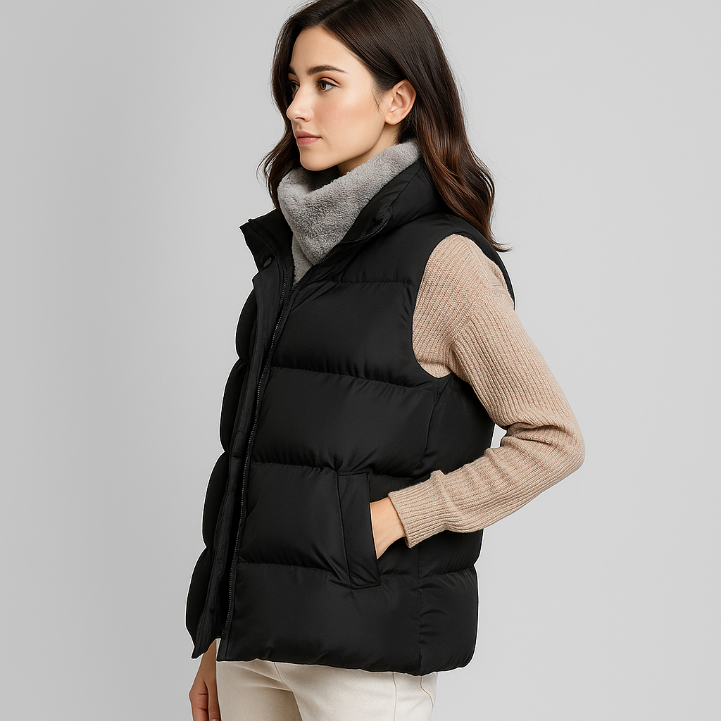 Gilet matelassé urbain moderne pour femme - Esmira