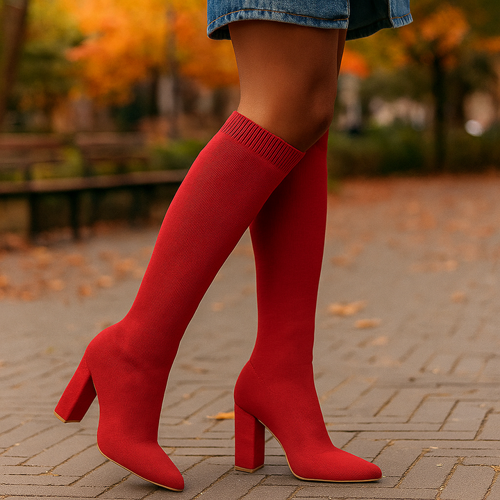 Bottes hautes pour femmes - Elvianne